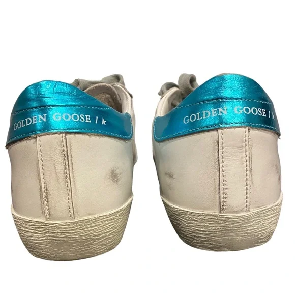 Golden Goose Superstar Sneaker White Yellow Flo Turquoise